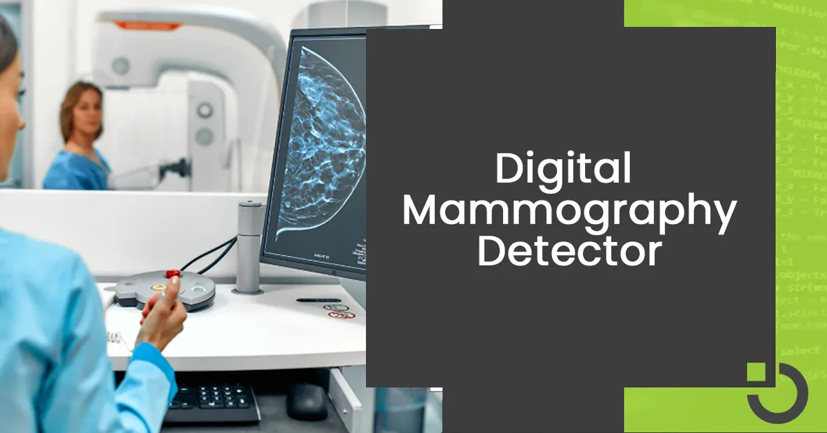 Image of a mammography room with digital detector
