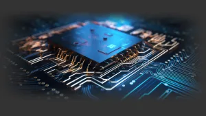 electronic technology chip or microprocessor